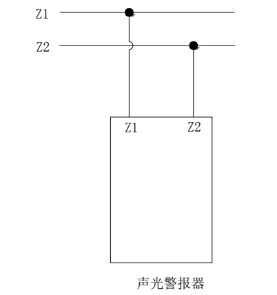 警報(bào)器信號(hào)總線的接線示意圖